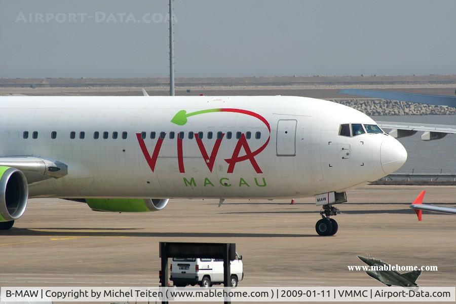 B-MAW, 1990 Boeing 767-38E C/N 24798, Viva Macau