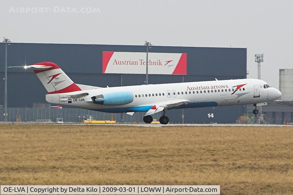 OE-LVA, 1994 Fokker 100 (F-28-0100) C/N 11490, AUSTRIAN ARROWS