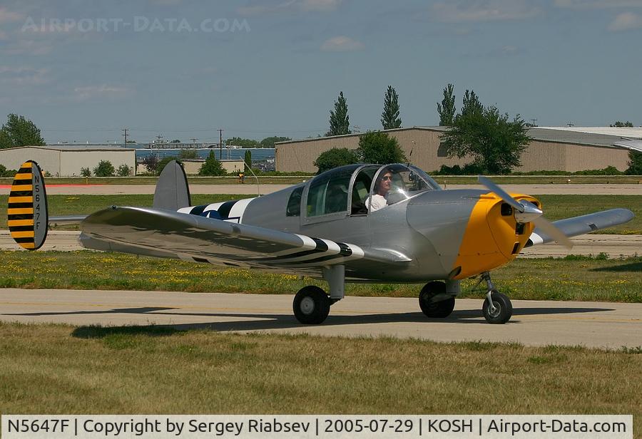 N5647F, 1967 Alon A2A Aircoupe C/N B-247, EAA AirVenture 2005
