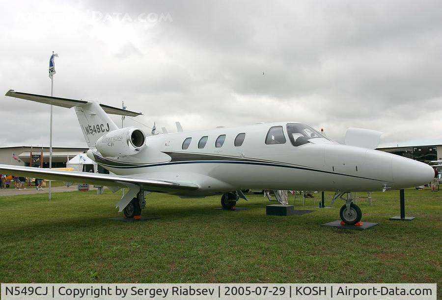 N549CJ, 2005 Cessna 525 CitationJet CJ1 C/N 525-0549, EAA AirVenture 2005