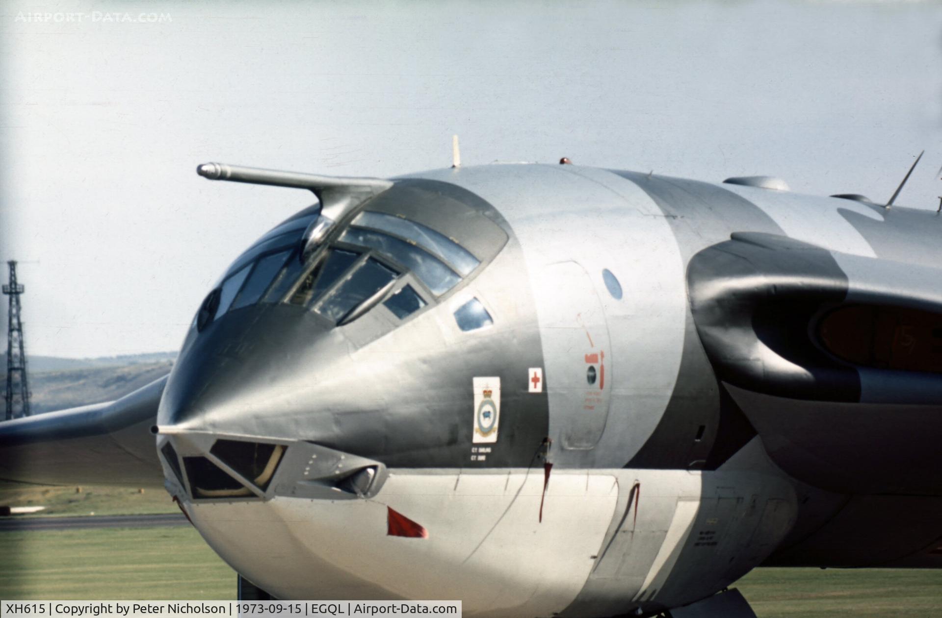 XH615, 1959 Handley Page Victor BK.1A C/N HP80/38, Victor tanker of 57 Squadron at the 1973 Leuchars Airshow.