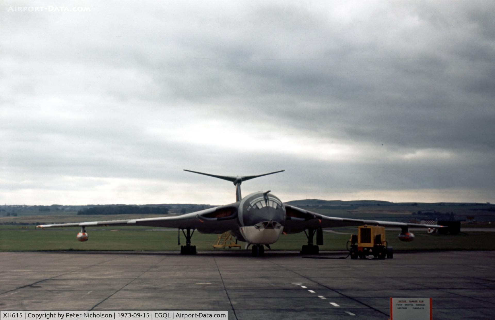 XH615, 1959 Handley Page Victor BK.1A C/N HP80/38, Another view of the 57 Squadron Victor tanker at the 1973 Leuchars Airshow.
