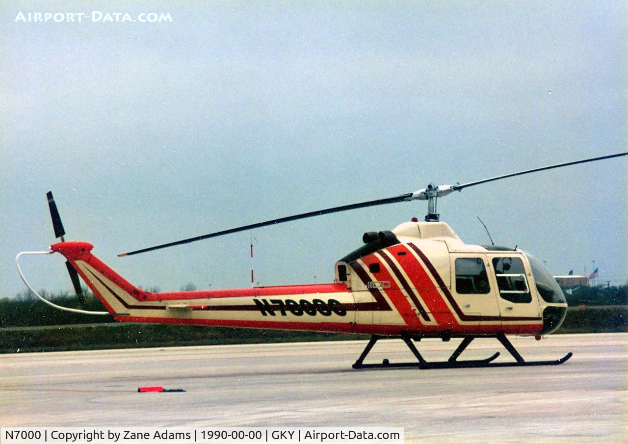 N7000, Fairchild Hiller FH-1100 C/N 0000, At Arlington Municipal - Farchild Hiller FH-1000 demonstrator