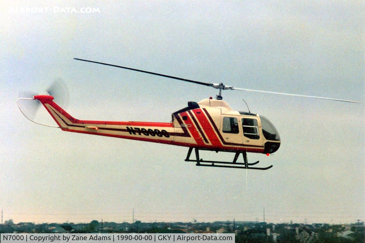 N7000, Fairchild Hiller FH-1100 C/N 0000, At Arlington Municipal - Fairchild Hiller FH-1000 demonstrator