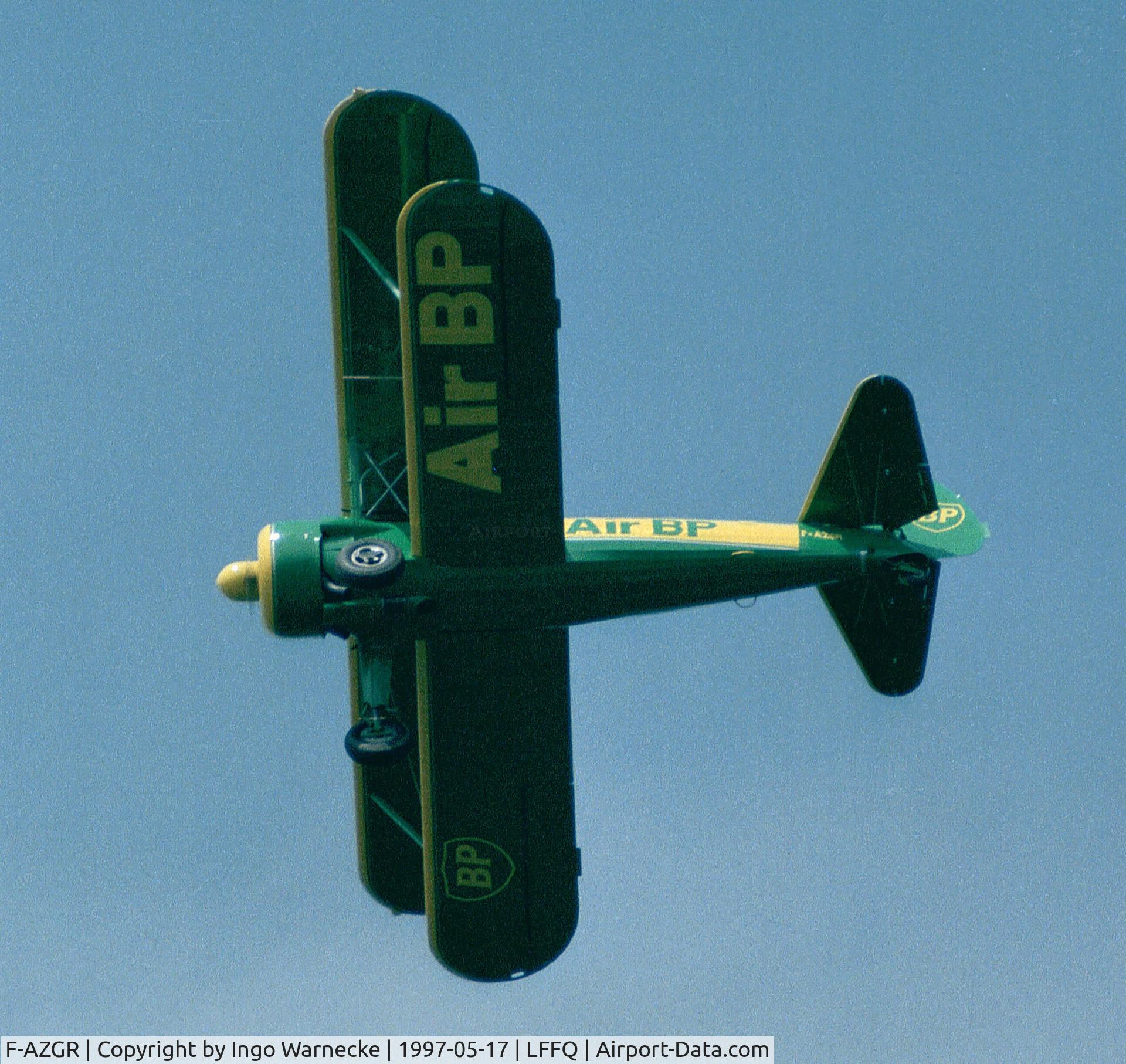 F-AZGR, Boeing N2S-3 Kaydet (B75N1) C/N 75-2650, Boeing Stearman B75 at the Meeting Aerien 1997, La-Ferte-Alais, Cerny