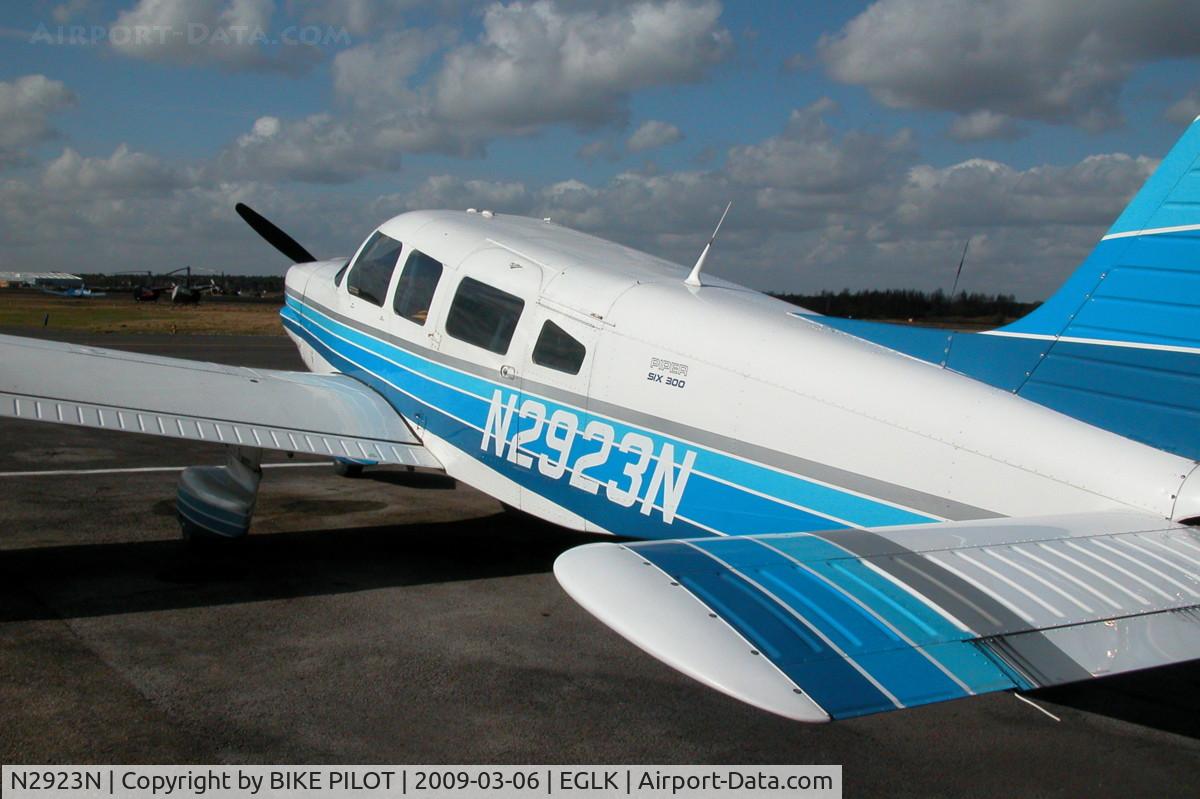 N2923N, 1979 Piper PA-32-300 Cherokee Six Cherokee Six C/N 32-7940207, NICE CHEROKEE SIX NEXT THE TERMINAL FENCE