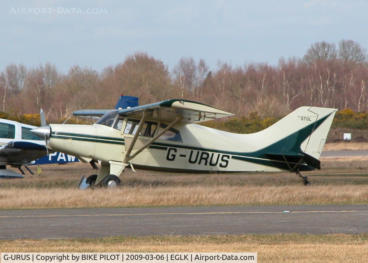 G-URUS, 1998 Maule MX-7-180B Star Rocket C/N 22014C, NICE MAULE IN THE VISITING AIRCRAFT PARK ONE OF TWO MAULE TODAY
