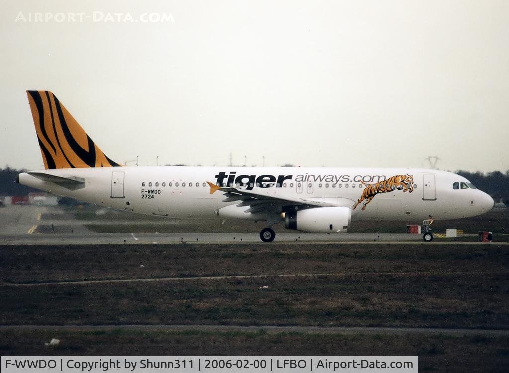 F-WWDO, 2006 Airbus A320-232 C/N 2724, C/n 2724 - To be 9V-TAE