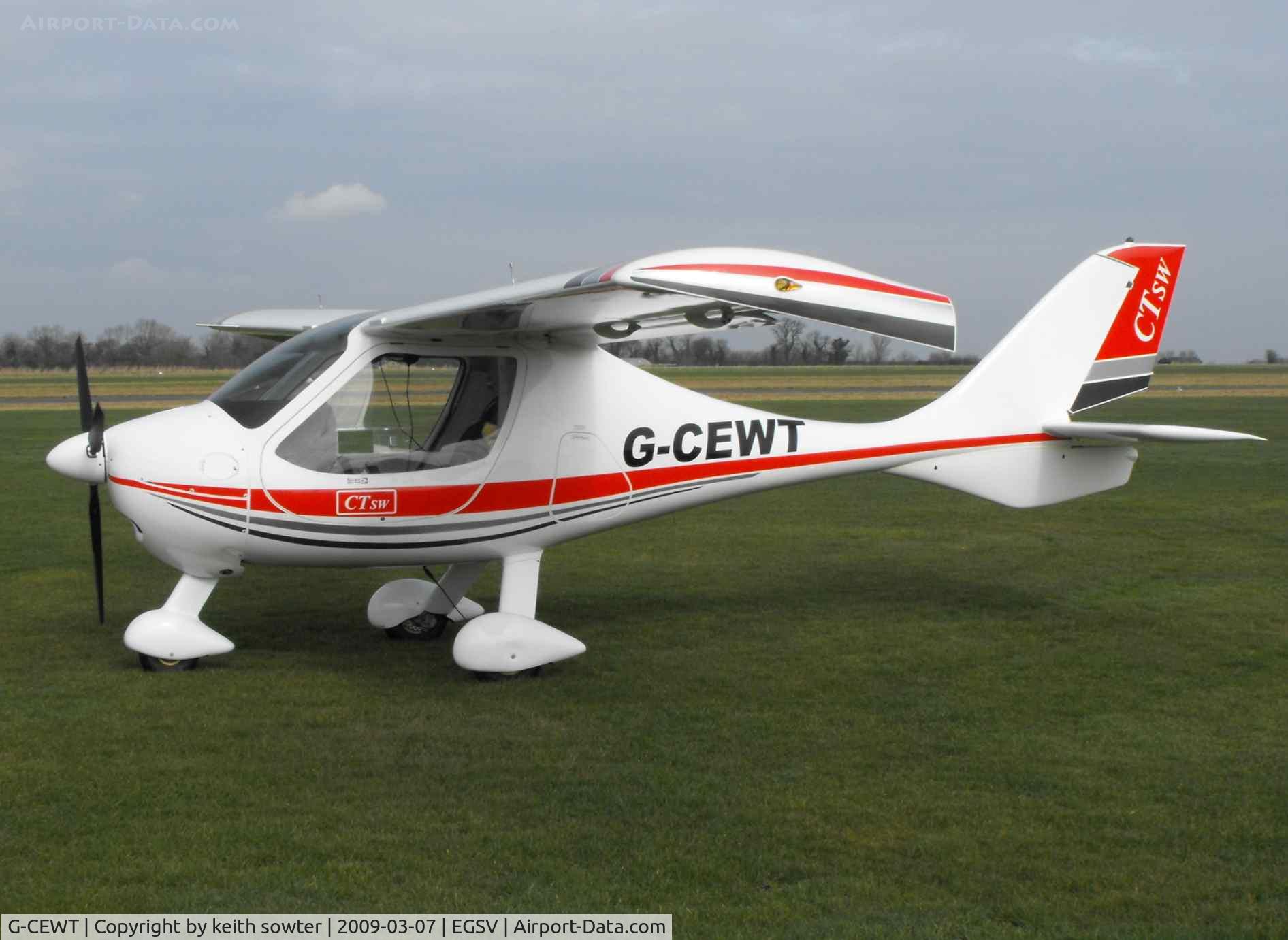 G-CEWT, Flight Design CTSW C/N 8158, Visitor sadly this crashed on its return to its base at Priory Farm 1 hour later - both occupants OK