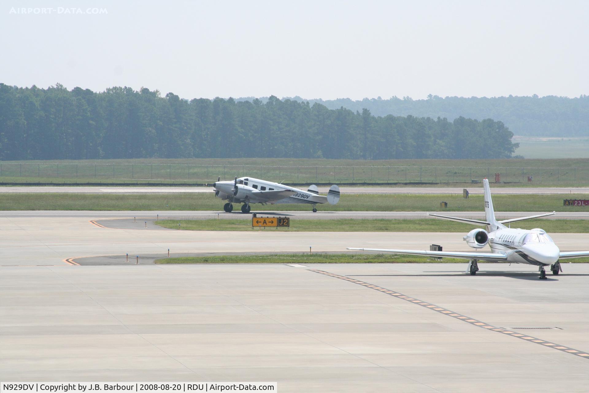 N929DV, 1954 Beech E18S C/N BA-32, Its nice to see these old birds still going