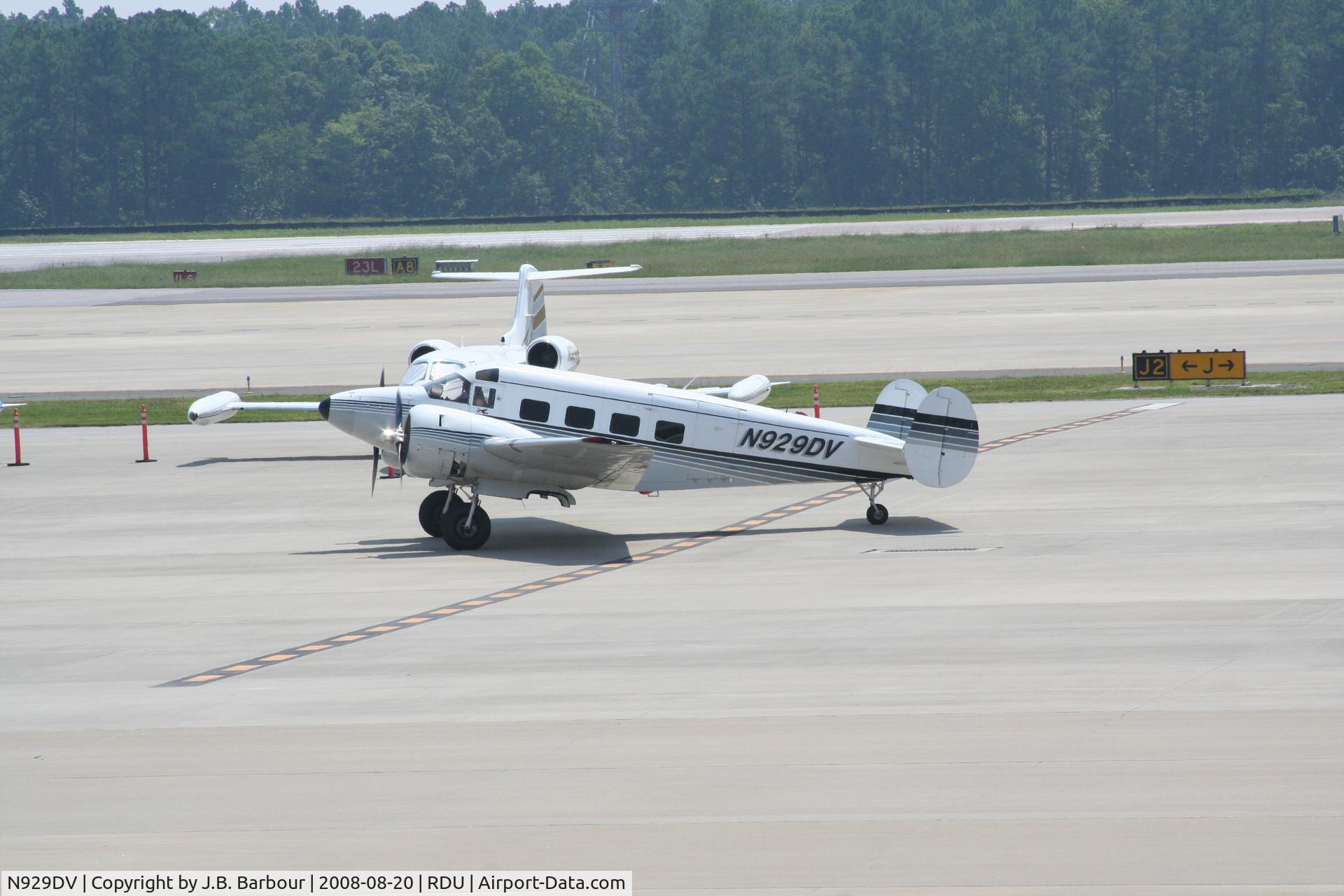 N929DV, 1954 Beech E18S C/N BA-32, N/A