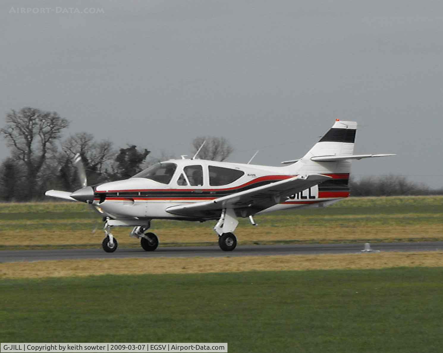 G-JILL, 1979 Rockwell Commander 112TCA C/N 13304, On departure