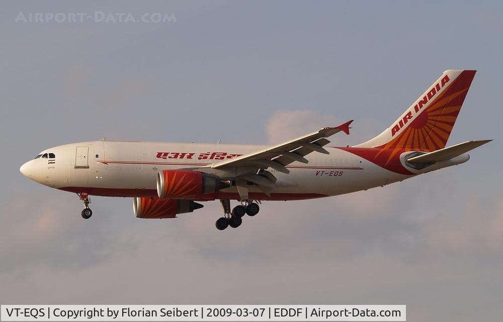 VT-EQS, 1990 Airbus A310-304 C/N 538, Air India Cargo