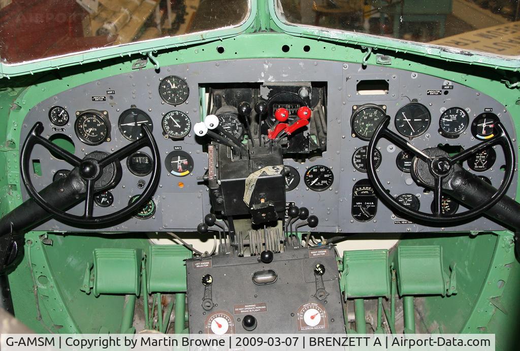 G-AMSM, 1944 Douglas C-47 Dakota 4 C/N 27209, Aircraft cabin.  Crashed at Lydd, Kent on 17 Aug 1979.