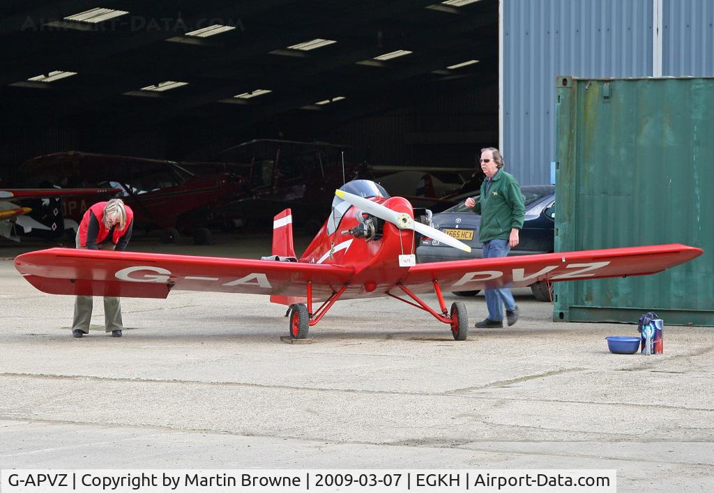 G-APVZ, 1960 Rollason Druine D.31 Turbulent C/N PFA 545, Washday.