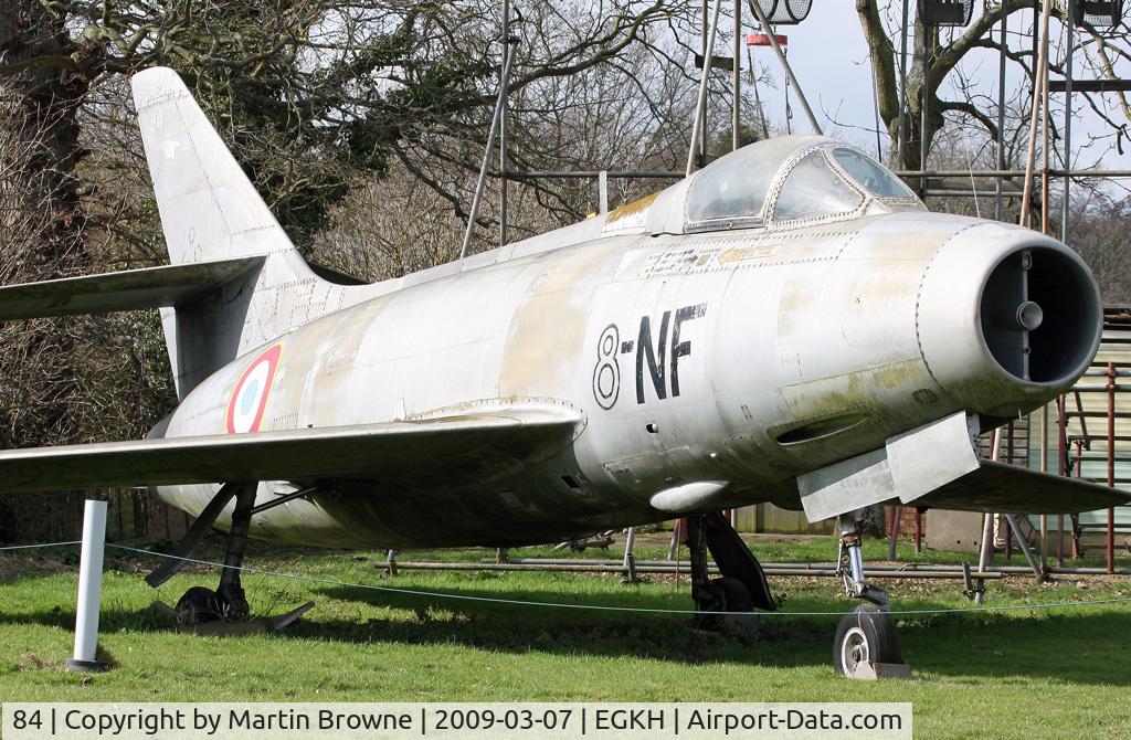 84, Dassault Mystere IVA C/N 84, Dassault Mystere Gate Guard Lashenden Museum