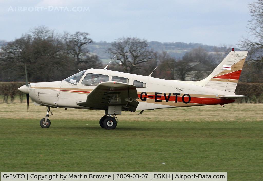 G-EVTO, 1980 Piper PA-28-161 Cherokee Warrior II C/N 28-8016271, Visitor