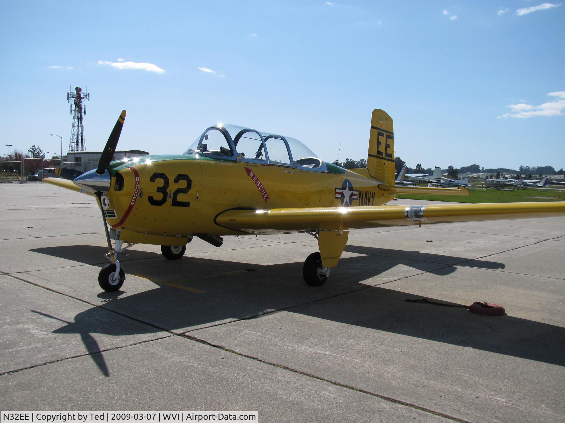 N32EE, 1953 Beech (CCF) T-34A (A45) Mentor C/N CCF34-61, N32EE at WVI