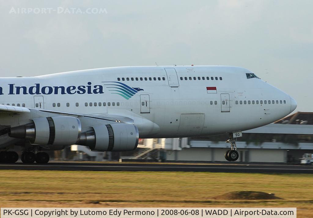 PK-GSG, 1993 Boeing 747-4U3 C/N 25704, Garuda Indonesia