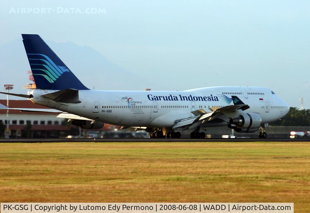 PK-GSG, 1993 Boeing 747-4U3 C/N 25704, Garuda Indonesia