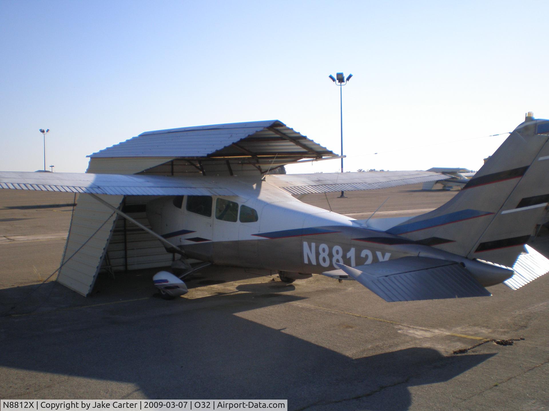 N8812X, 1961 Cessna 182D Skylane C/N 18253212, At Reedley Muni.