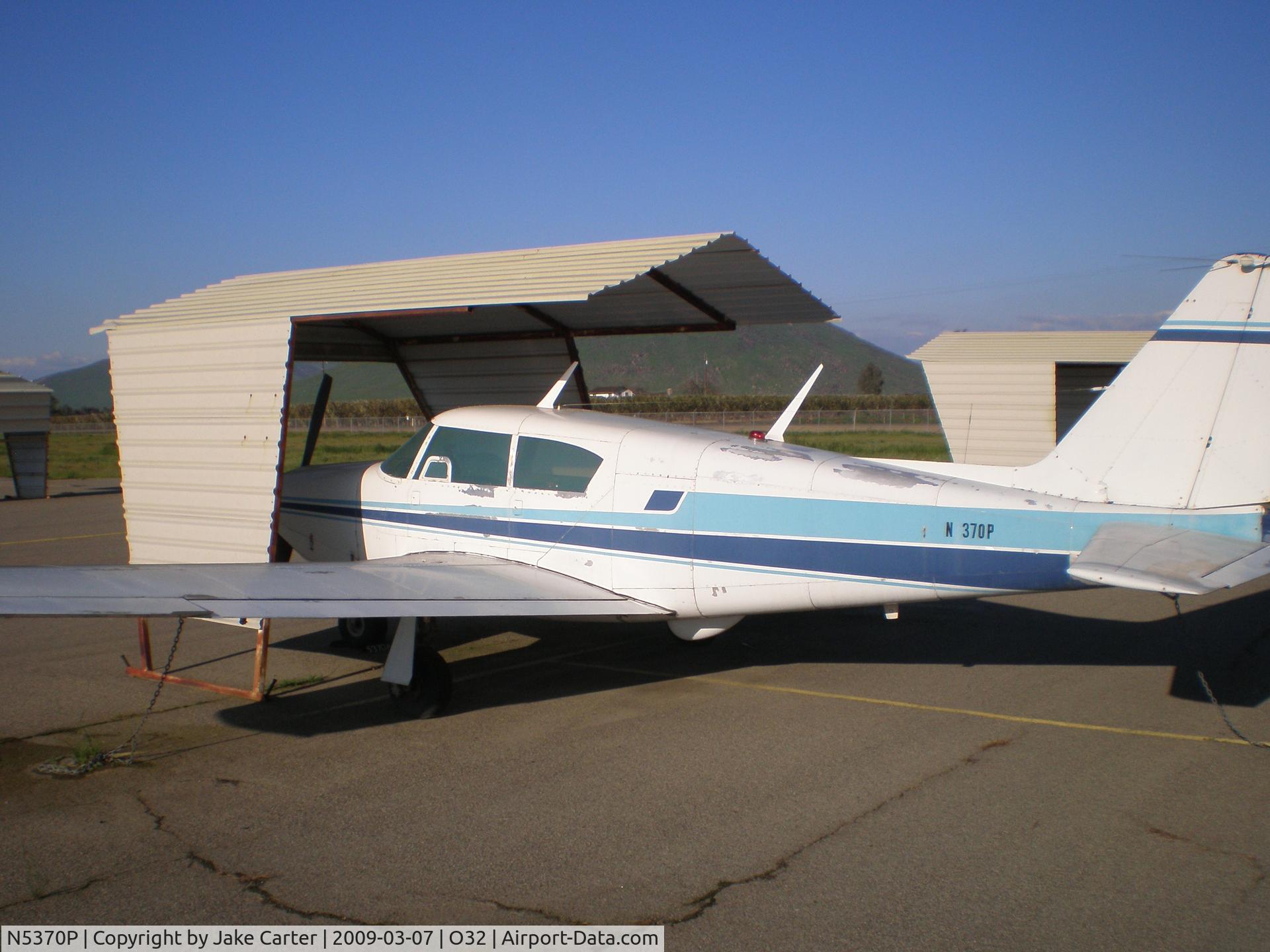 N5370P, 1958 Piper PA-24-250 Comanche C/N 24-420, At Reedley Muni. Pretty Rough Shape.