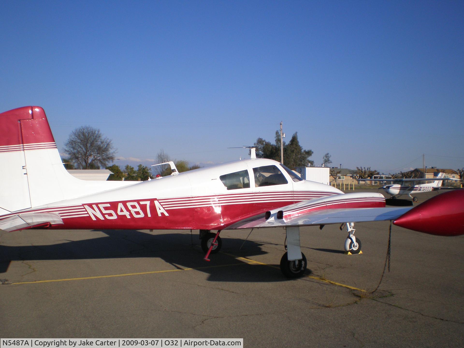 N5487A, 1958 Cessna 310B C/N 35687, At Reedley Muni. Underwing Exhaust STC. For Sale