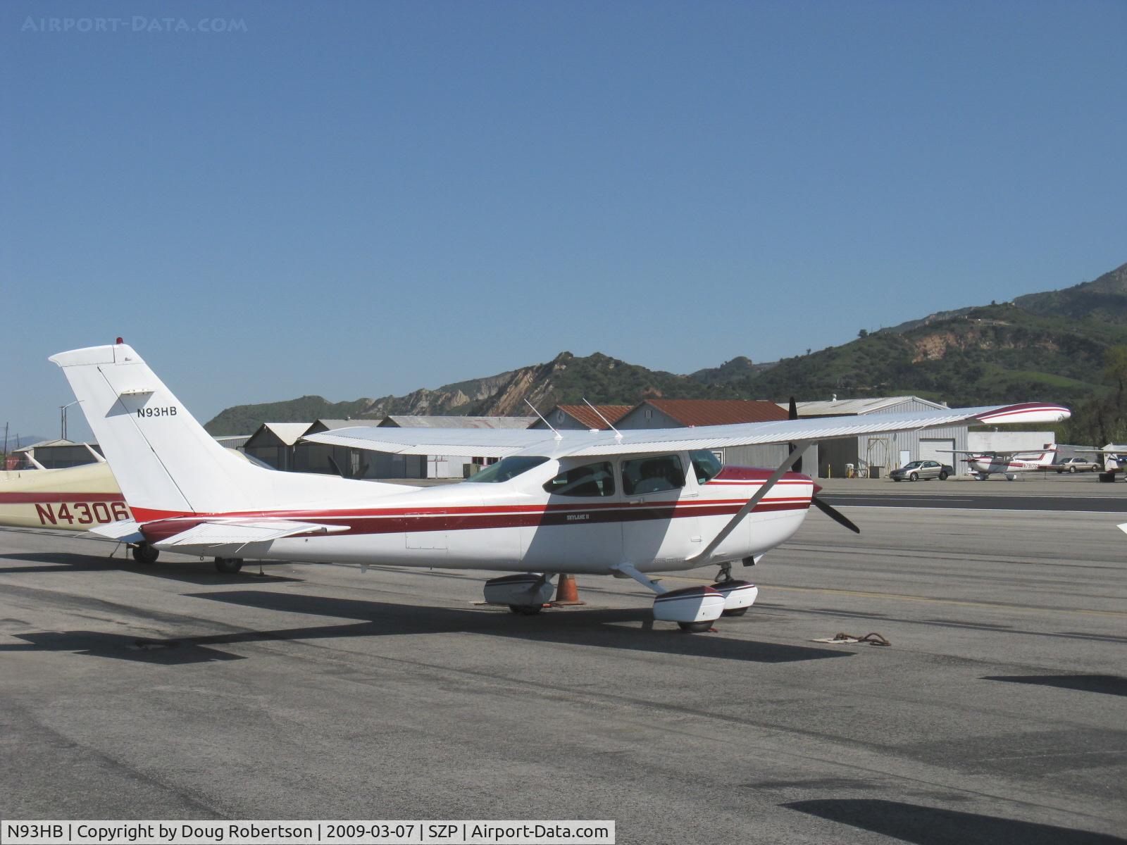 N93HB, 1981 Cessna T182 Skylane C/N 18267768, 1981 Cessna T182 TURBO SKYLANE, Lycoming O-540-L3C5D 230 Hp