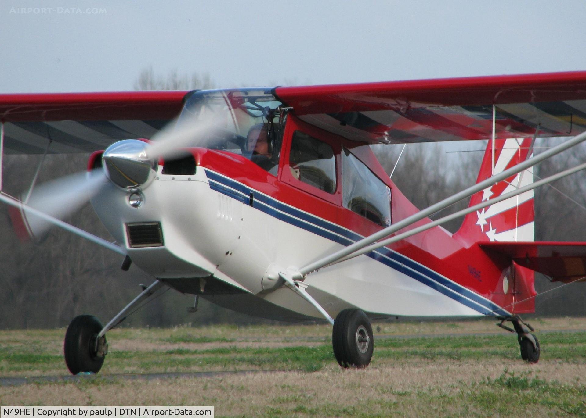N49HE, 1996 American Champion 8KCAB Decathlon C/N 764-96, At Downtown Shreveport. 