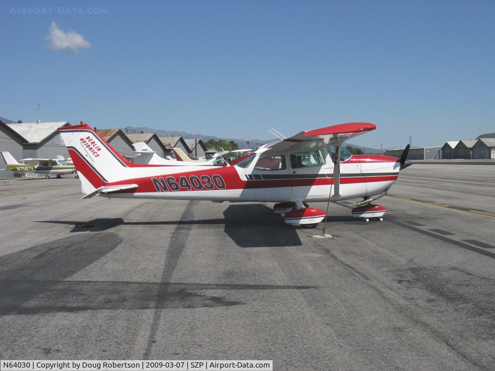 N64030, 1975 Cessna 172M C/N 17264976, 1975 Cessna 172M, Lycoming O-320-E2D 150 Hp