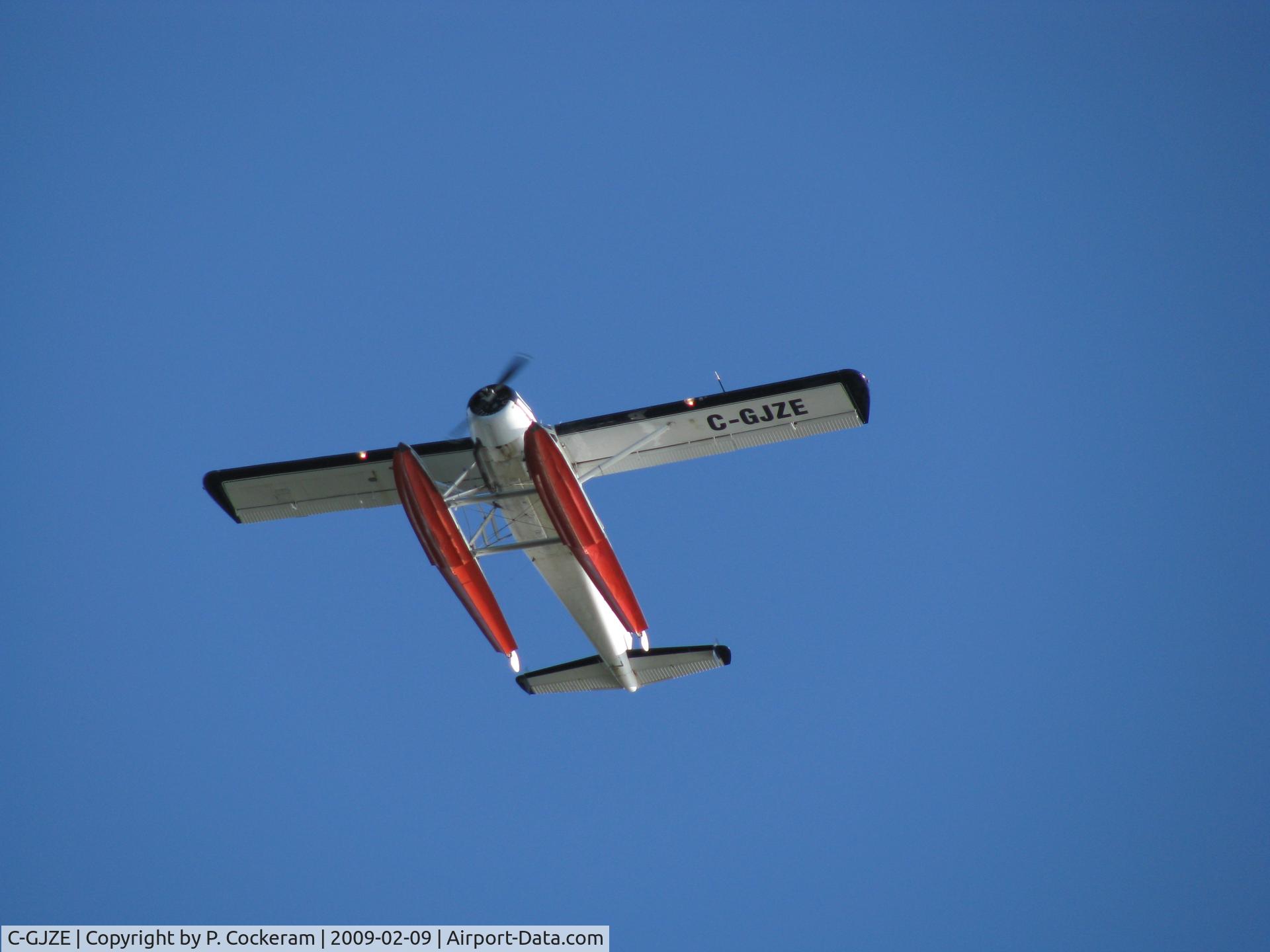 C-GJZE, 1956 De Havilland Canada U-6A Beaver C/N 1276, Seen over Pacific Rim National Park, BC