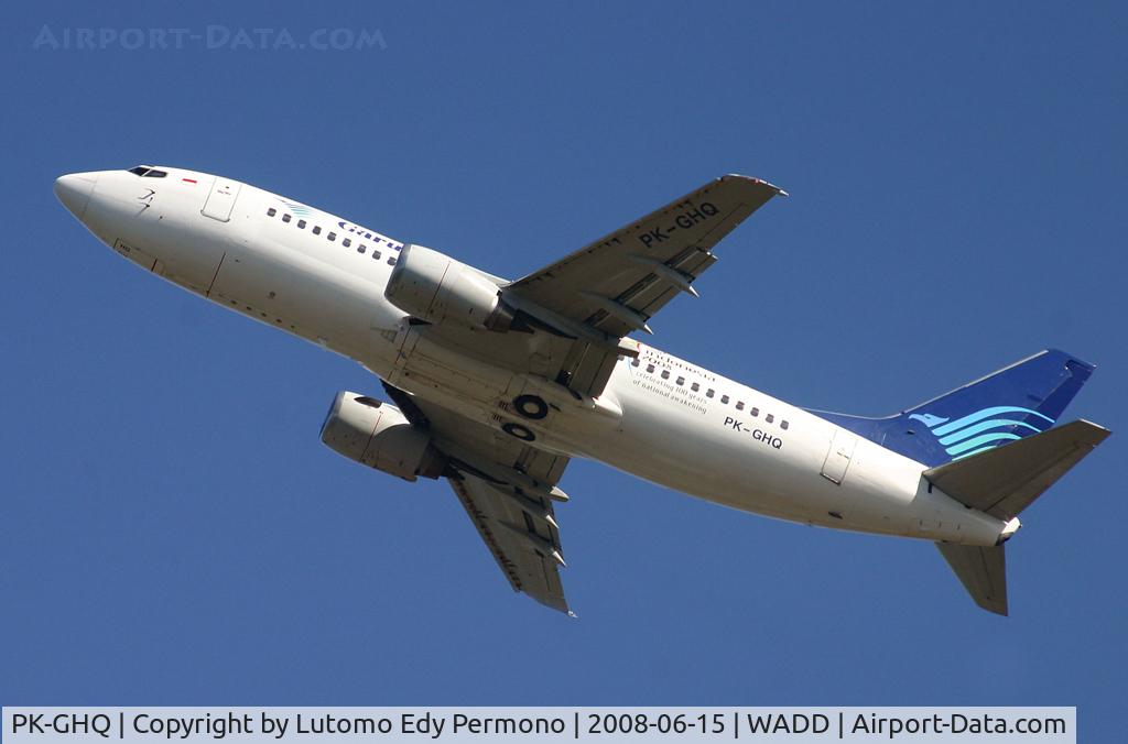 PK-GHQ, 1997 Boeing 737-34S(BDSF) C/N 29108, Garuda Indonesia