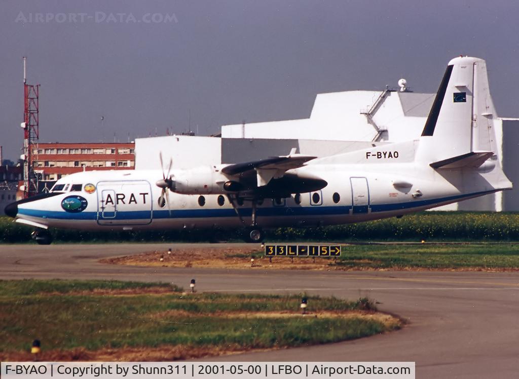 F-BYAO, 1959 Fokker F-27-700 Friendship C/N 10127, Rolling holding point rwy 33R fordeparture