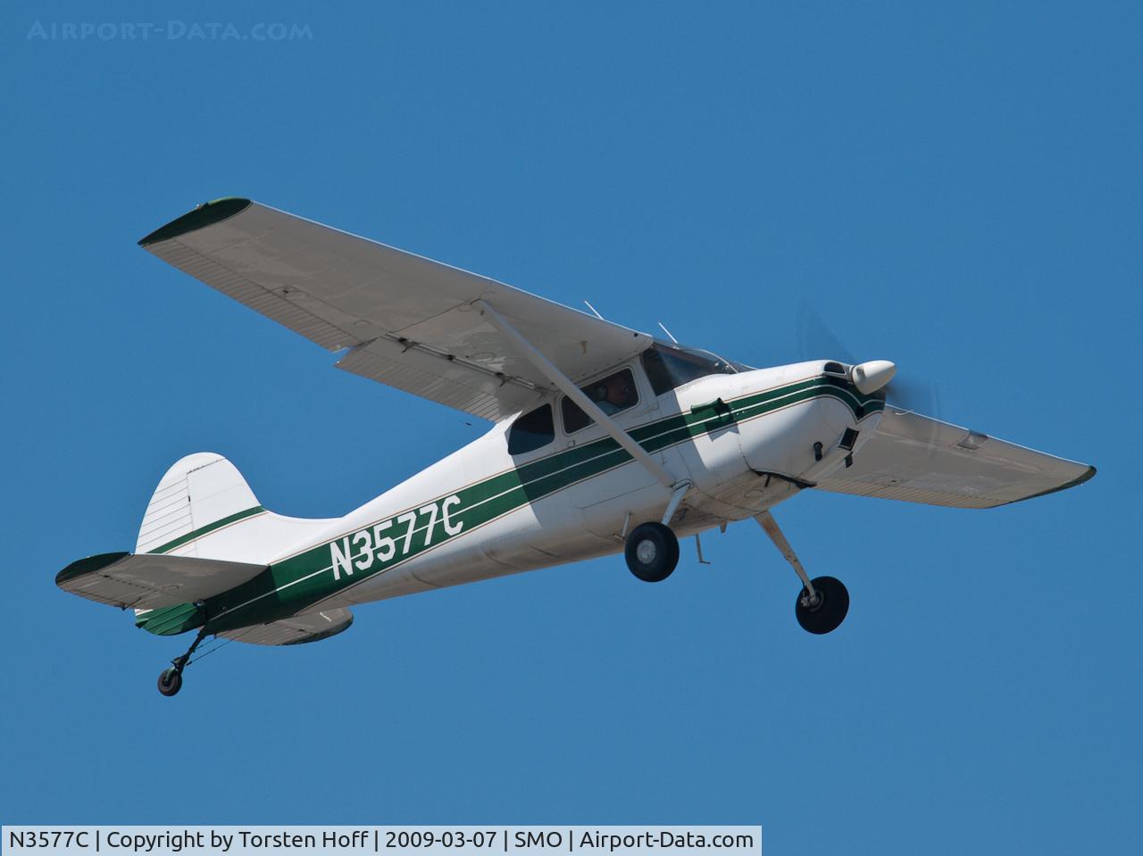 N3577C, 1954 Cessna 170B C/N 26621, N3577C departing from RWY 03