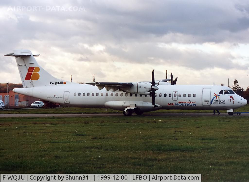 F-WQJU, 1990 ATR 72-201 C/N 198, C/n 198 - returned to lessor. Ex. EC-GQU