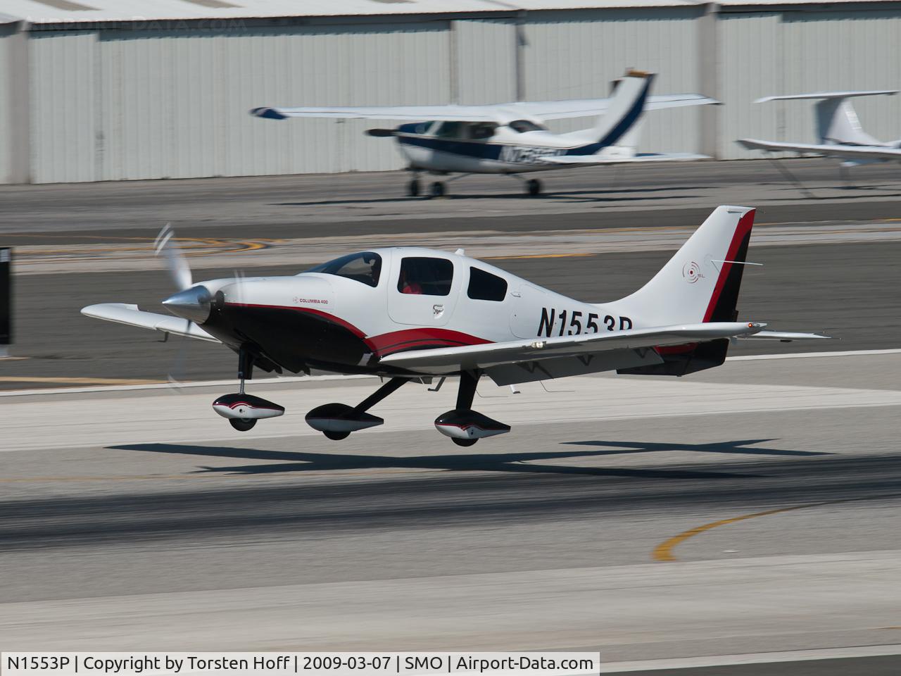 N1553P, 2007 Columbia Aircraft Mfg LC41-550FG C/N 41771, N1553P arriving on RWY 21