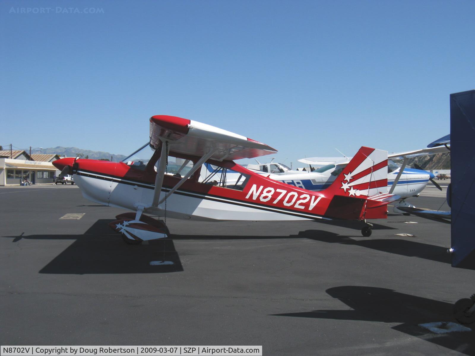 N8702V, 1975 Bellanca 8KCAB Decathlon C/N 189-75, 1975 Bellanca 8KCAB DECATHLON, Lycoming IO-320 150 Hp