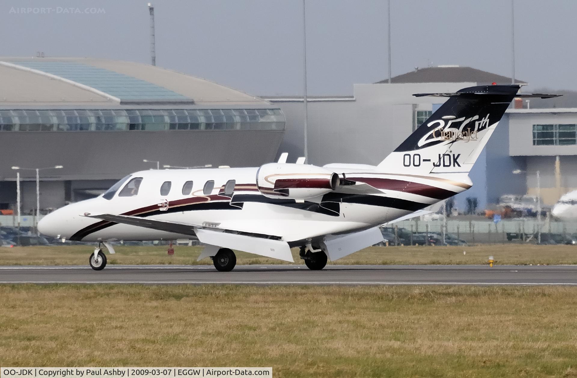 OO-JDK, 1998 Cessna 525 CitationJet C/N 525-0250, Cessna 525 CitationJet