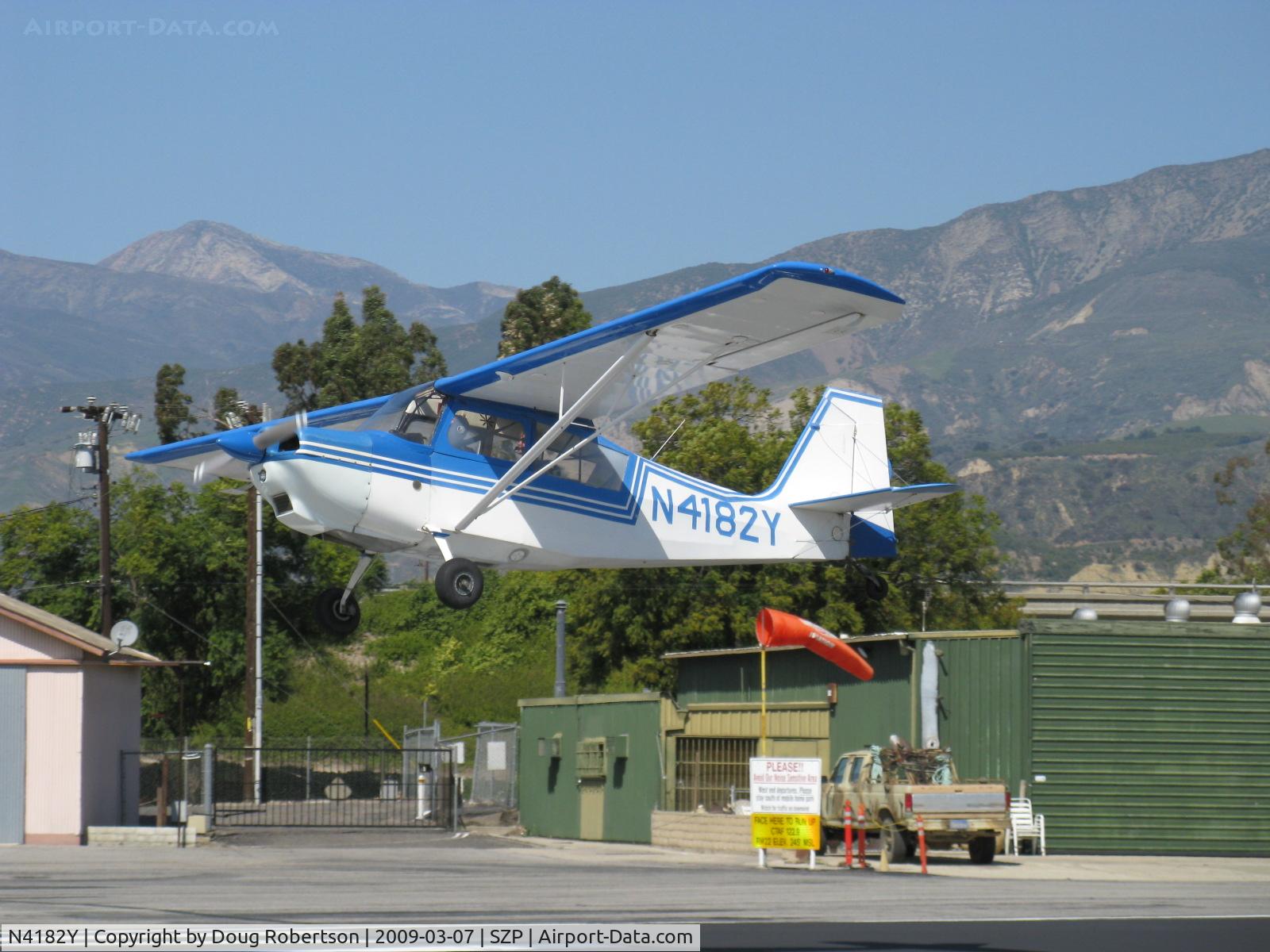 N4182Y, 1977 Bellanca 7KCAB Citabria C/N 604-77, 1977 Bellanca 7KCAB CITABRIA, Lycoming AEIO-360 180 Hp, another landing Rwy 22