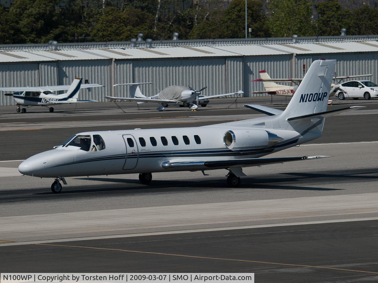 N100WP, 1990 Cessna 560 Citation V C/N 560-0073, N100WP departing from RWY 21