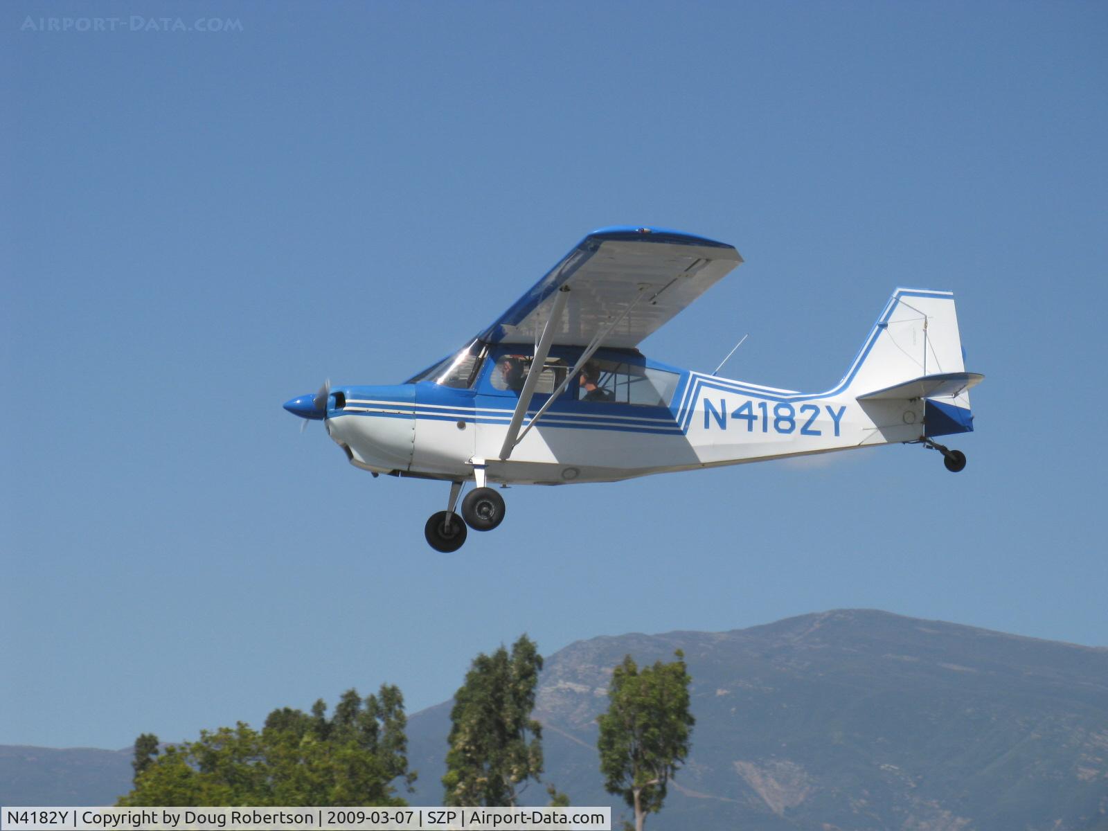 N4182Y, 1977 Bellanca 7KCAB Citabria C/N 604-77, 1977 Bellanca 7KCAB CITABRIA, Lycoming AEIO-360 180 Hp, landing Rwy 22