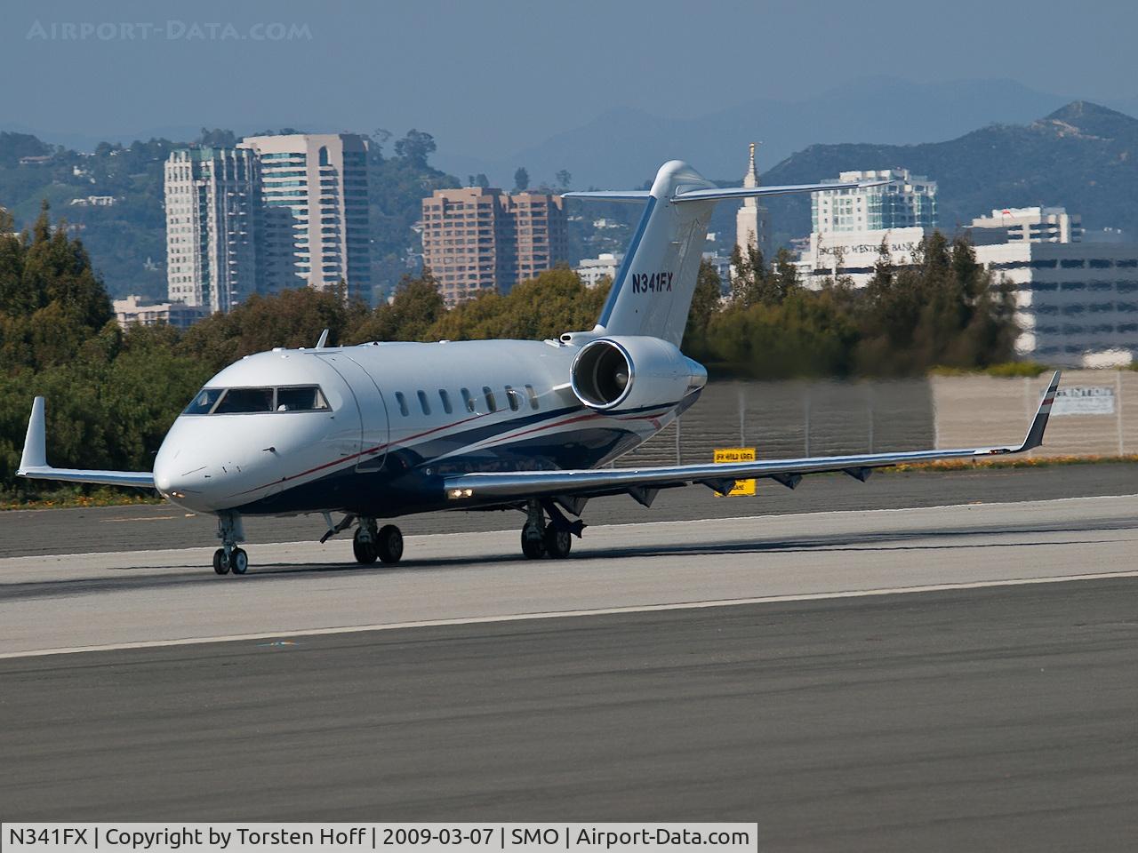 N341FX, 2007 Bombardier Challenger 605 (CL-600-2B16) C/N 5742, N341FX departing from RWY 21