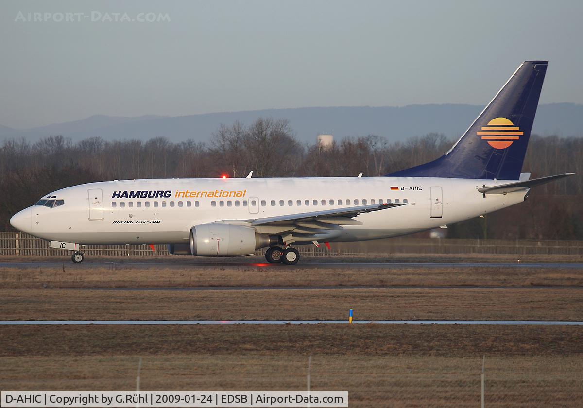 D-AHIC, 2001 Boeing 737-7BK C/N 30617, Hamburg International,frosty morning today