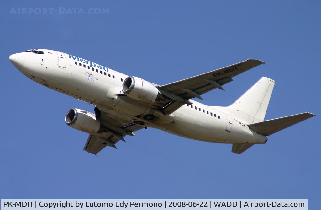 PK-MDH, 1988 Boeing 737-301 C/N 23932, Merpatu Nusantara