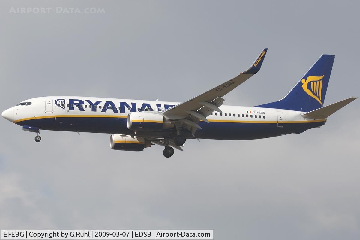 EI-EBG, 2009 Boeing 737-8AS C/N 37525, Ryanair, Boeing 737-8AS