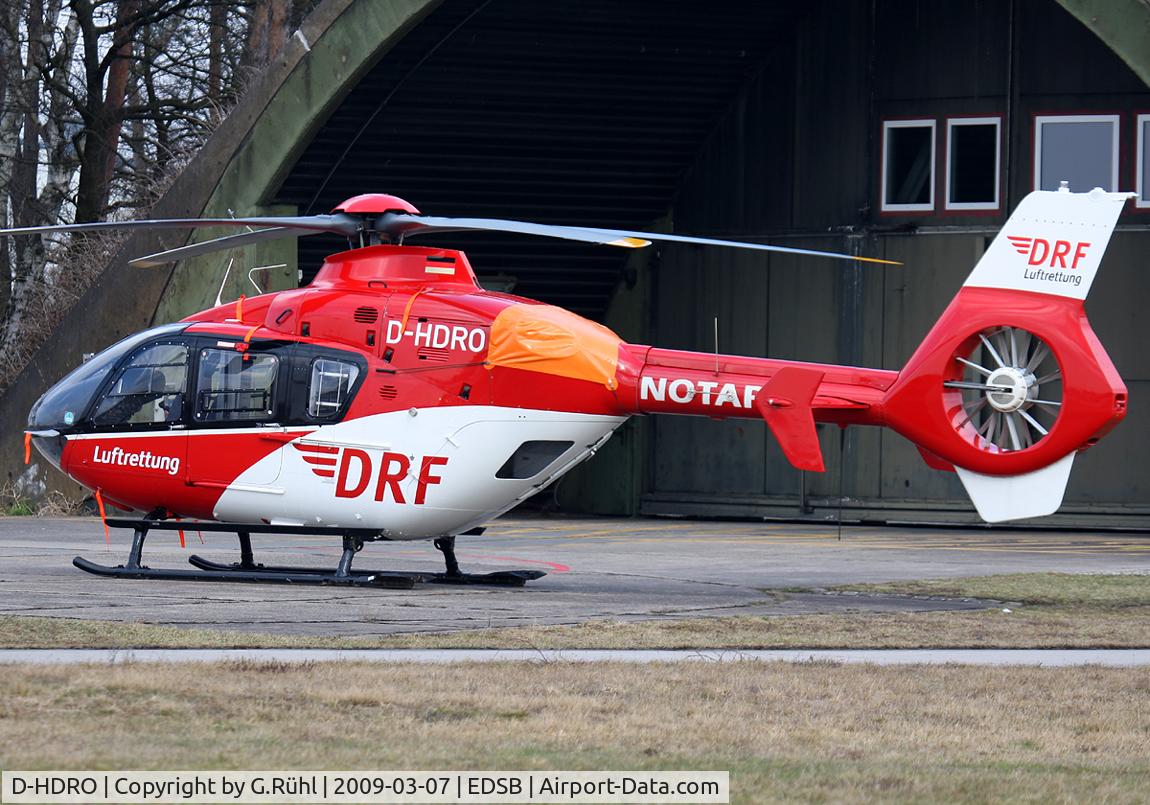 D-HDRO, 2008 Eurocopter EC-135P-2+ C/N 0657, DRF Deutsche Rettungsflugwacht Eurocopter EC-135P2+,c/n 0657