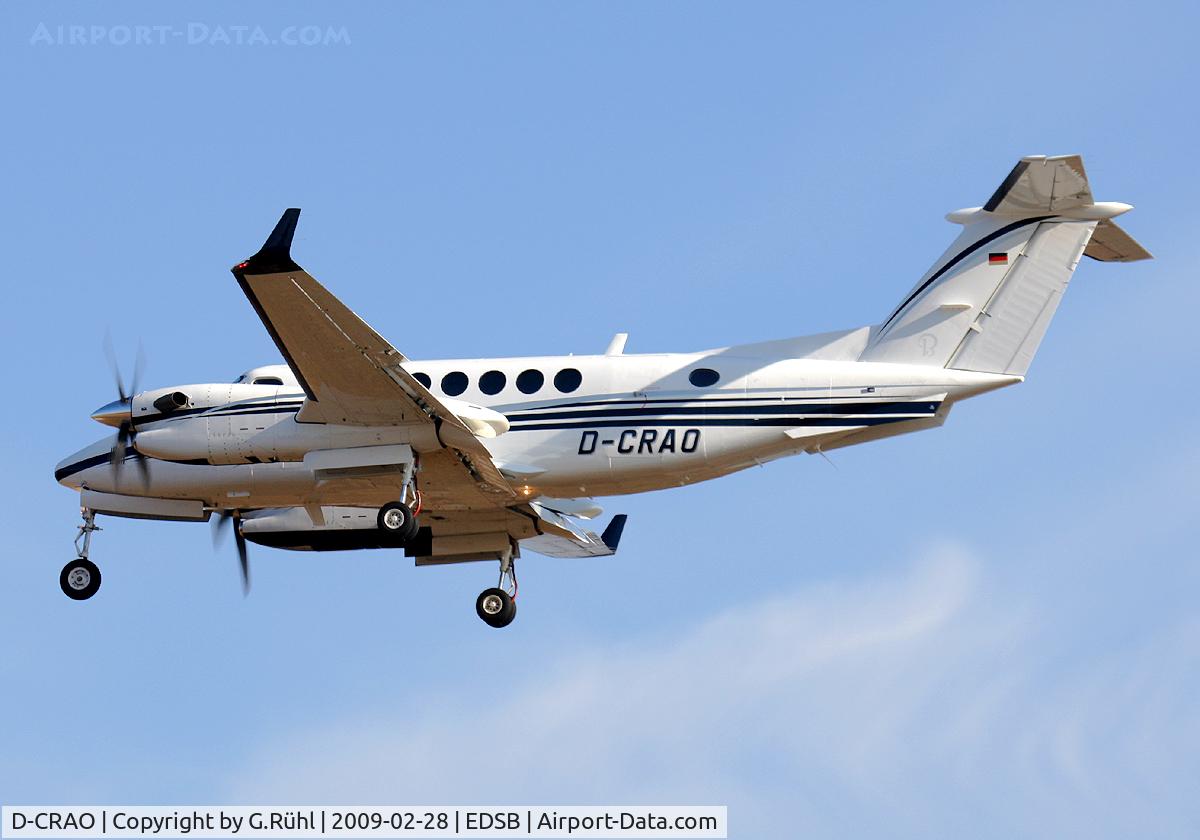 D-CRAO, 2007 Raytheon Aircraft Company B300 C/N FL-515, Private, Beech 350 Super King Air,c/n FL-515. ex N70155
