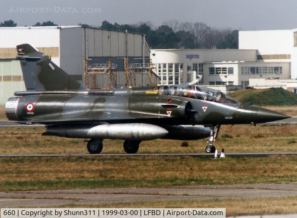 660, Dassault Mirage 2000D C/N 534, Was on test with Dassault Aviation this day... Now with French Air Force