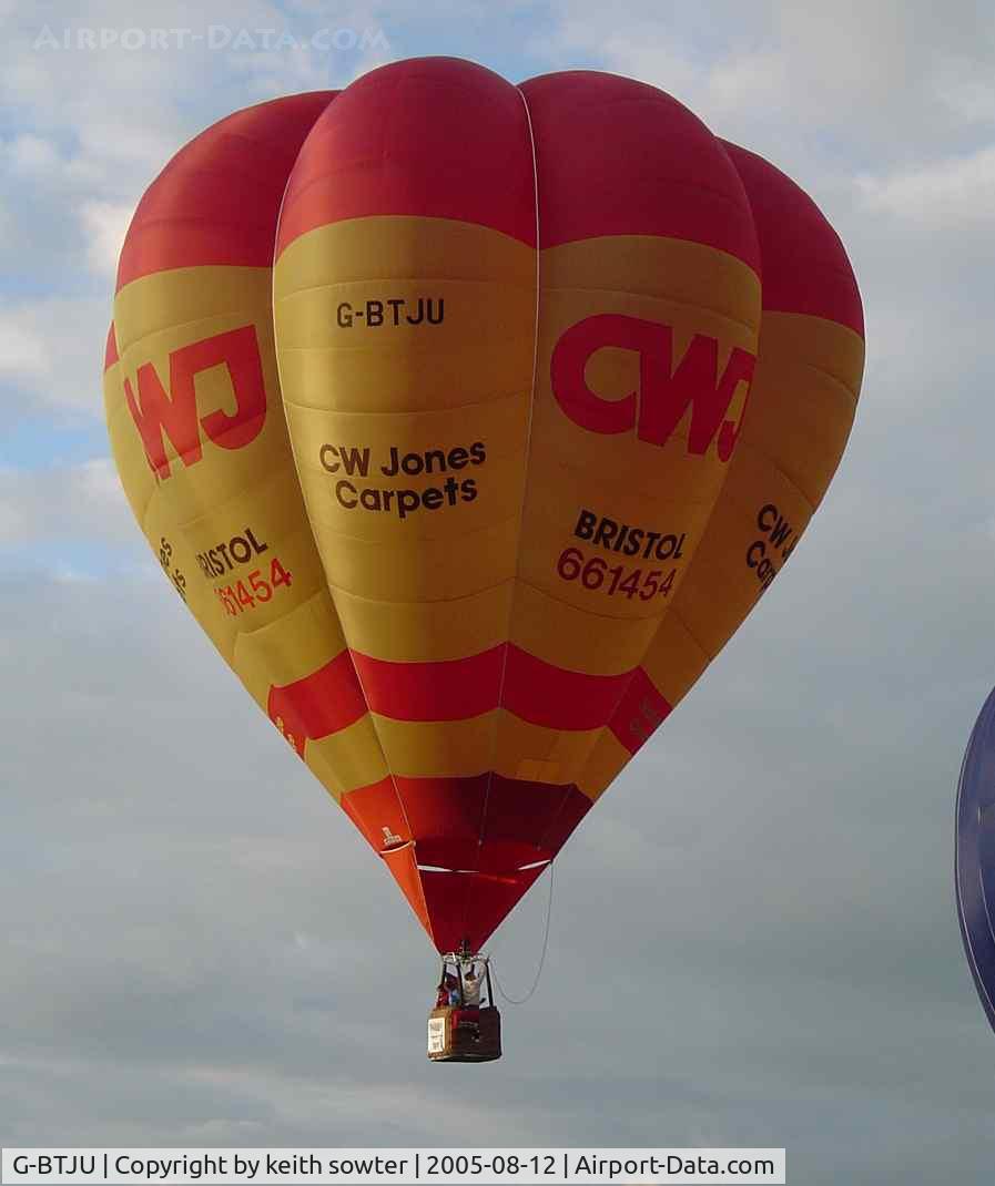 G-BTJU, 1991 Cameron Balloons V-90 C/N 2554, Bristol Balloon Fiesta