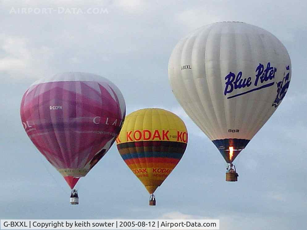 G-BXXL, 1998 Cameron Balloons N-105 C/N 4408, Bristol Balloon Fiesta